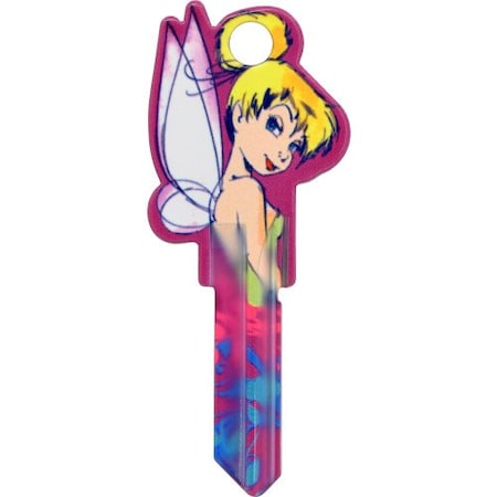 Hillman HILLMAN Disney Tinker Bell House/Padlock Universal Key Blank SC1 Double 88792